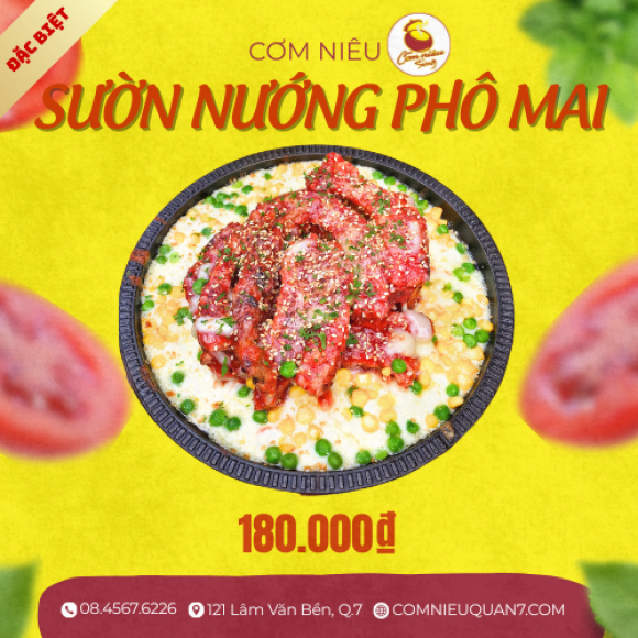 SƯỜN NƯỚNG PHÔ MAI