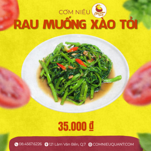 RAU MUỐNG XÀO TỎI
