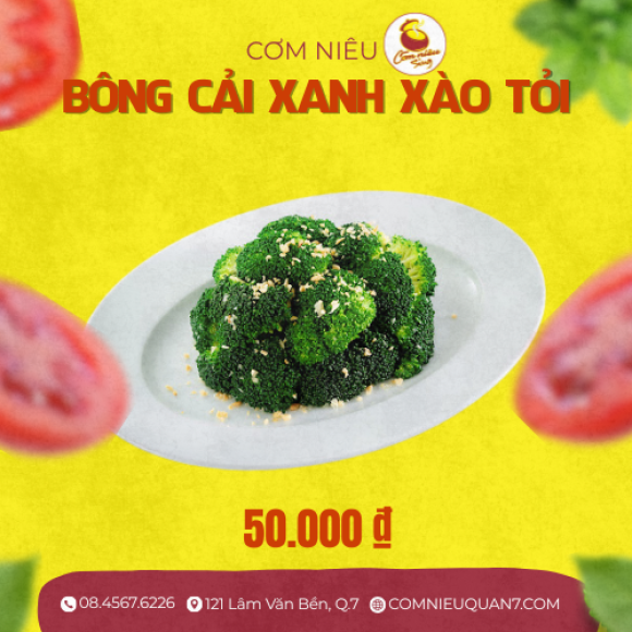 BÔNG CẢI XANH XÀO TỎI